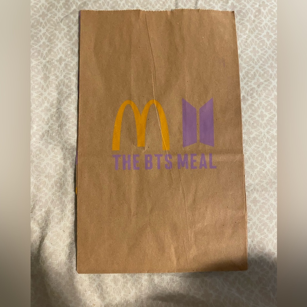 Original BTS X McDonald’s Bag